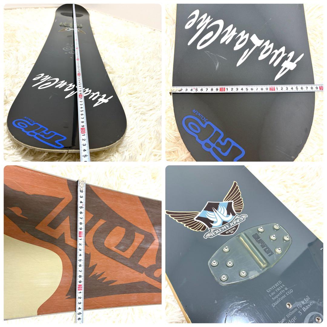 【中古】希少 BURTON JEREMY JONES 154cm スノーボード板
