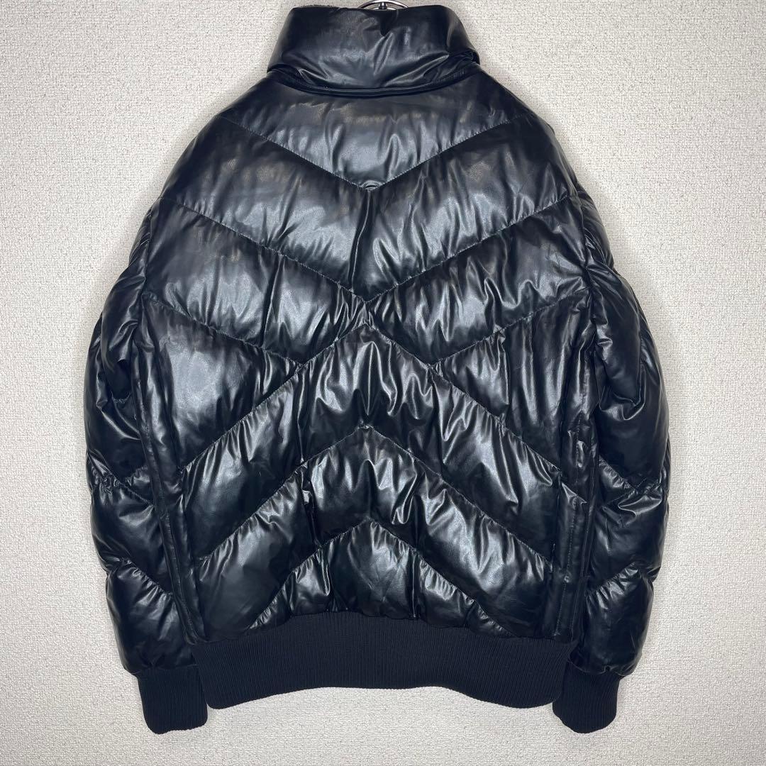 UNIQLO フェイクレザー 平成Y2K archive プレミアムダウン