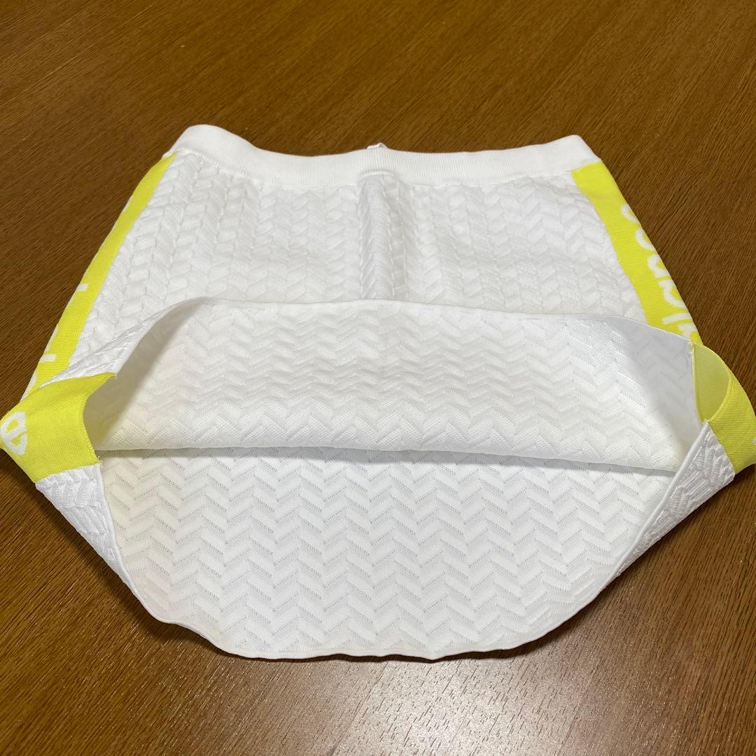 ニューバランス ゴルフ セットアップ ニット スカート 黄色 白 サイズ