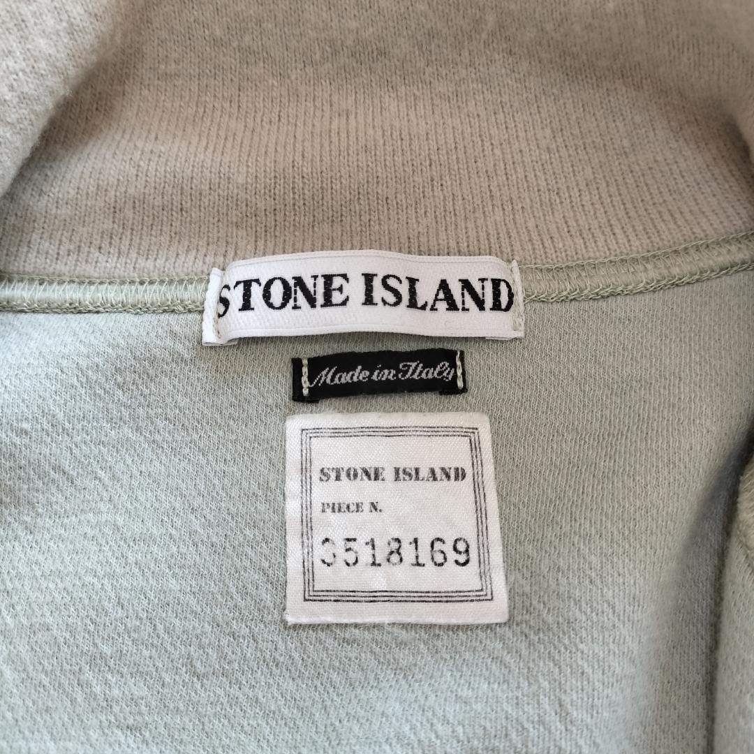 希少 ストーンアイランド 96AW グリーンエッジ ハーフジップスウェット M