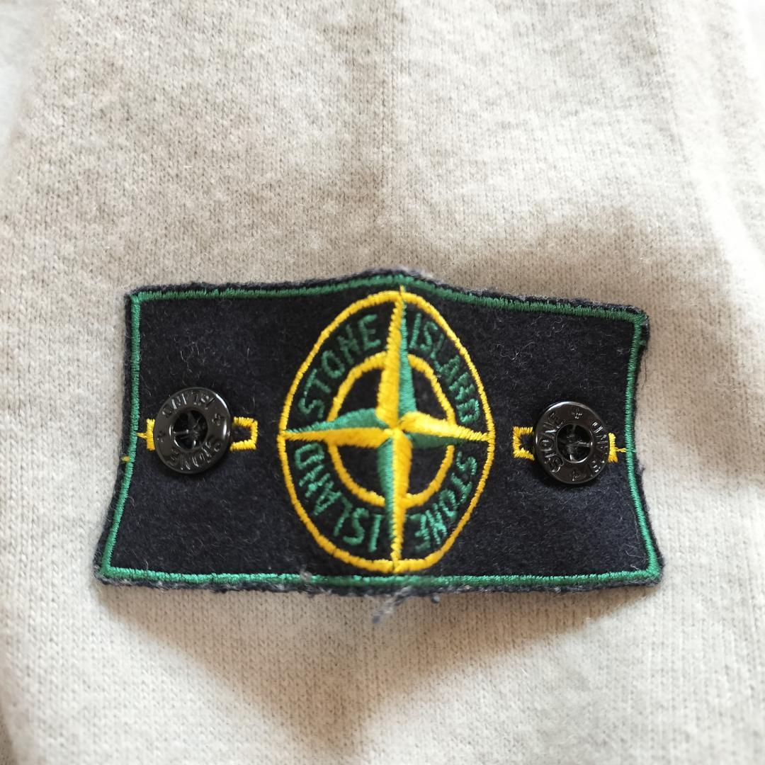 希少 ストーンアイランド 96AW グリーンエッジ ハーフジップスウェット M