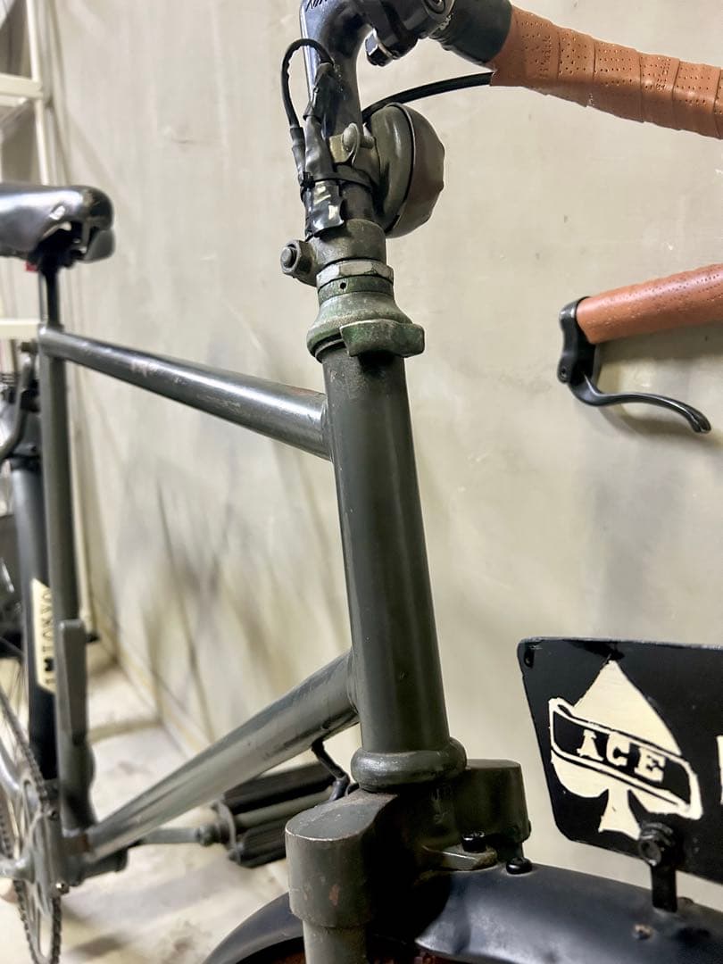 1960年代スウェーデン軍物】貴重なupdateされ動くアンティーク自転車