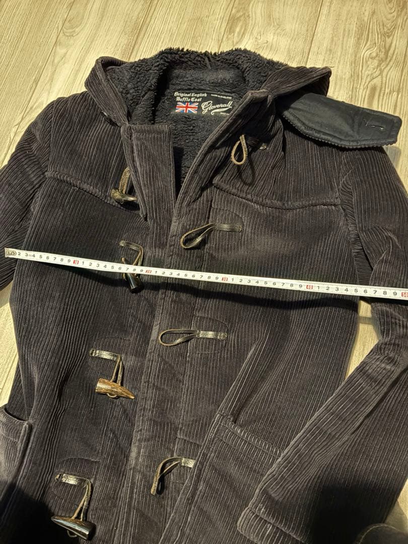 希少　英国Gloverall ダークブルー ダッフルコート