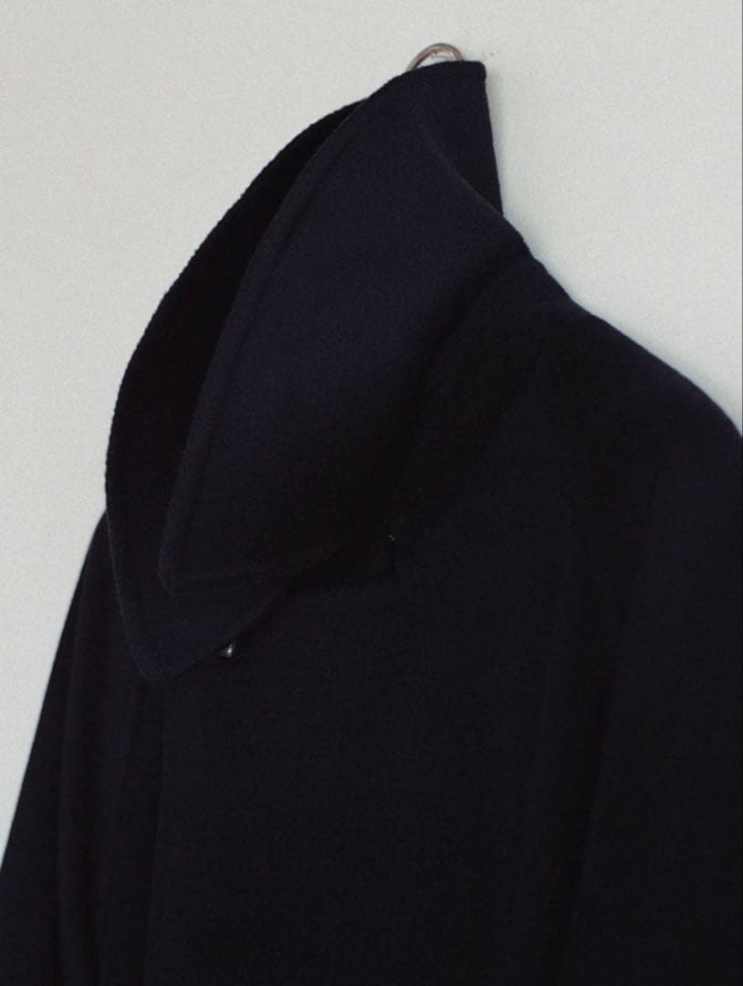 【新作・新品・未使用】LIDNM ロングコートウール ネイビー コート