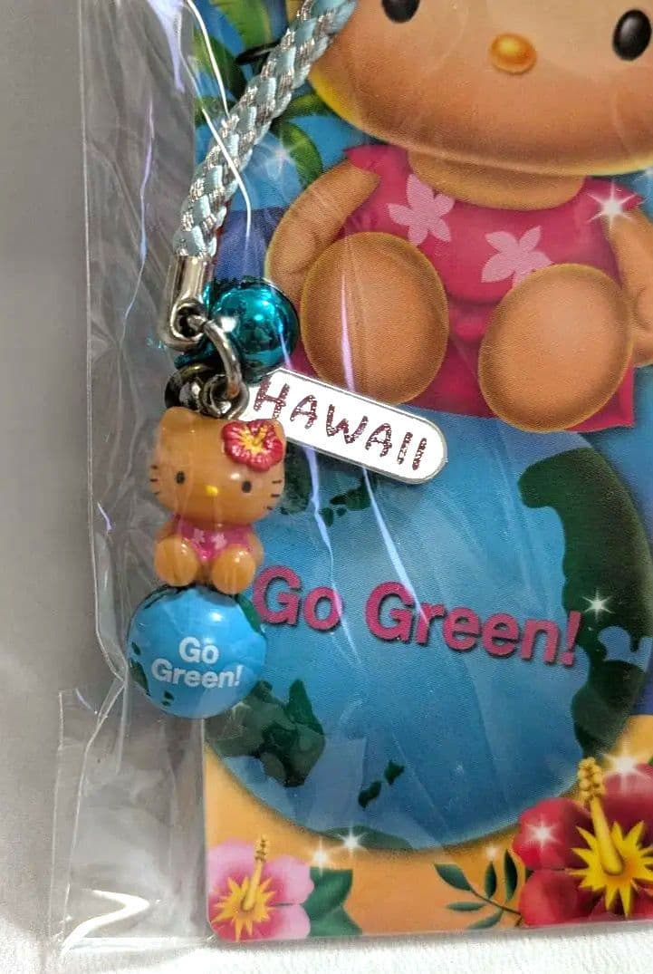 J*_様 日焼けHello Kitty ハワイ Go Green! 根付　201