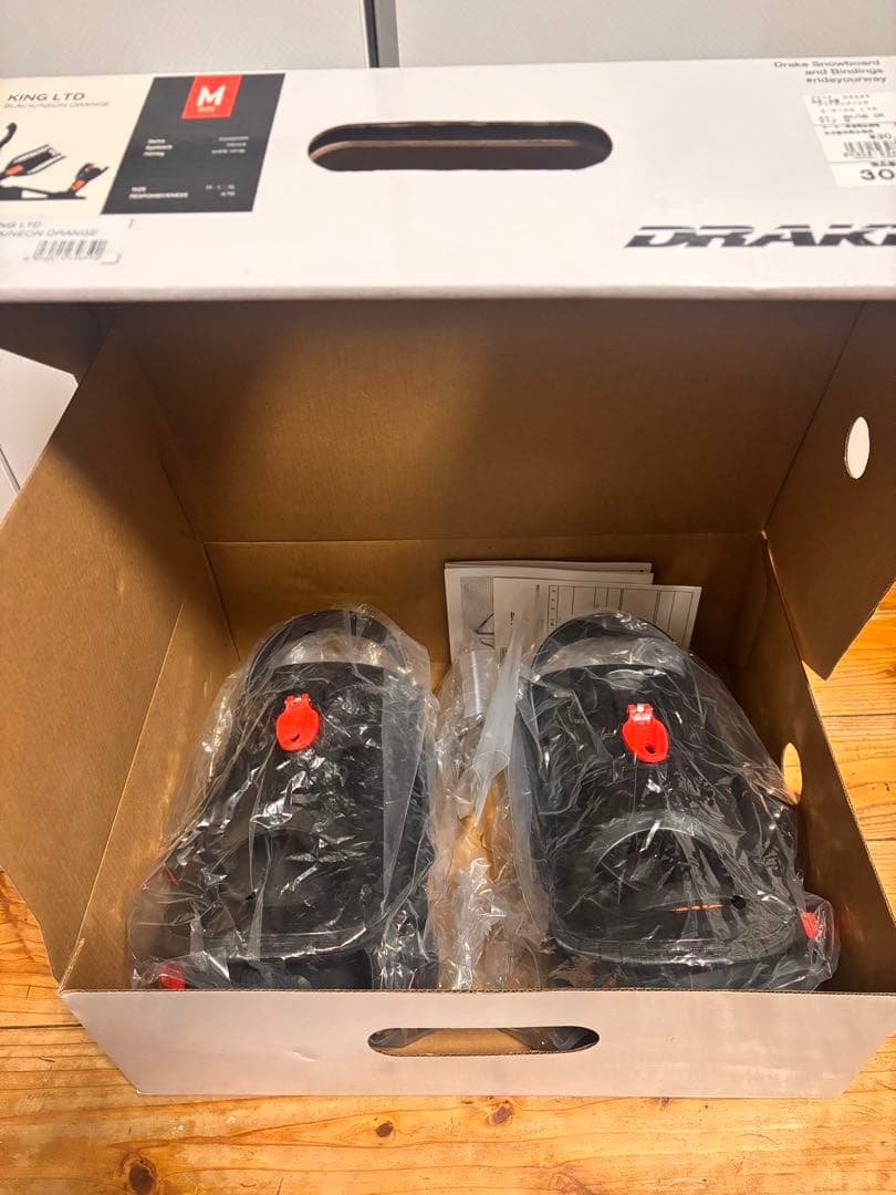 DRAKE KING LTD ビンディング M ブラック 23-24