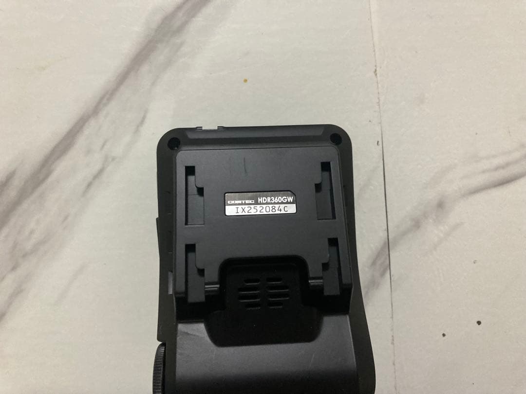 値下げ　コムテック HDR360GW 前後2カメラ　ドライブレコーダー360度