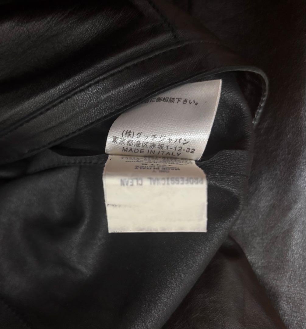 GUCCI グッチ レザー スカート