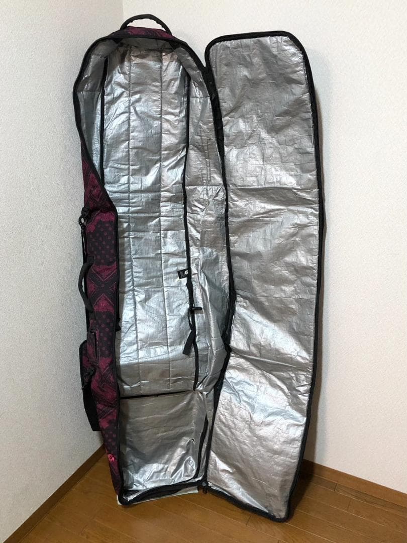 BURTON キャスター付 ボードケース 166 ショルダーストラップ付