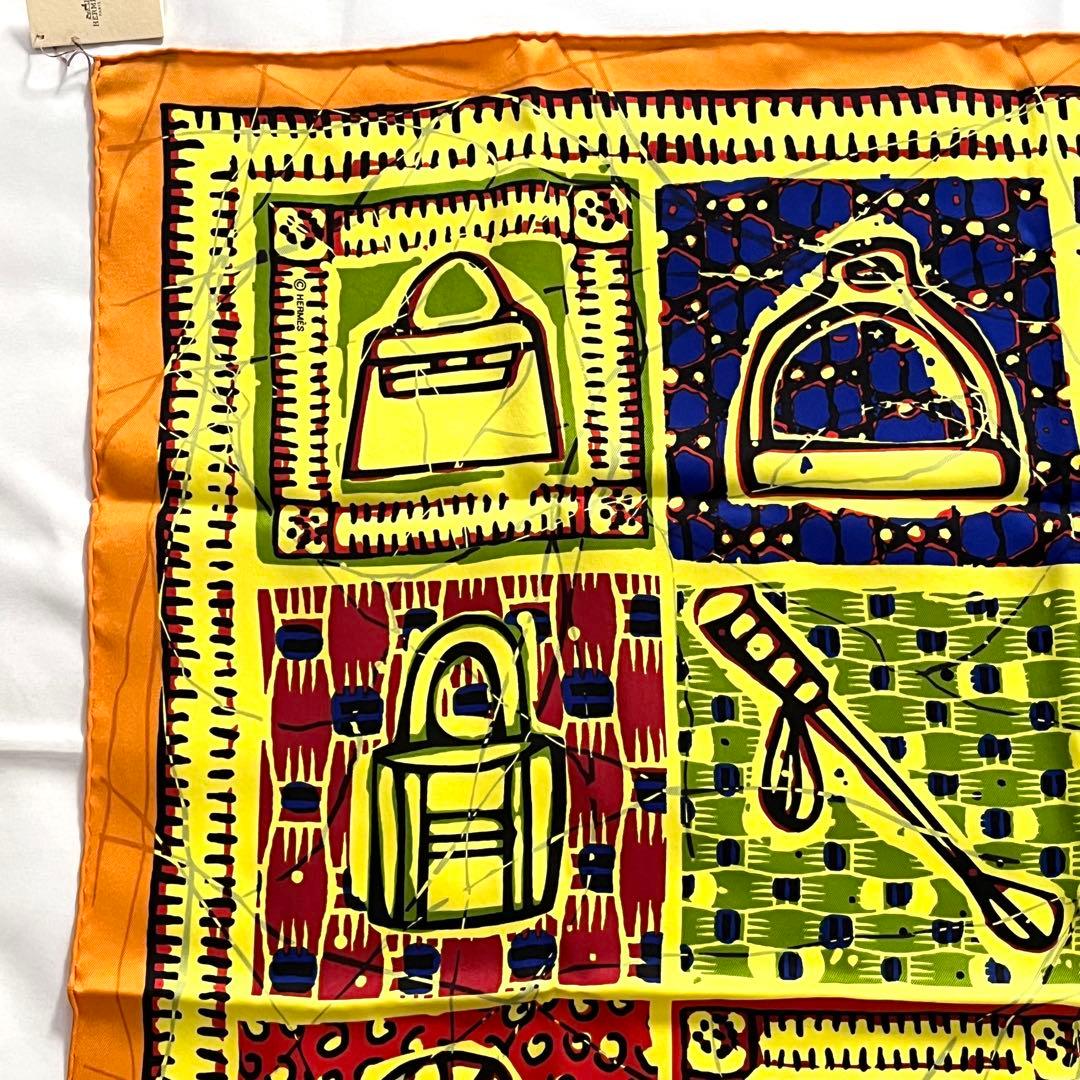 【美品】HERMES エルメス カレ70 シルク スカーフ