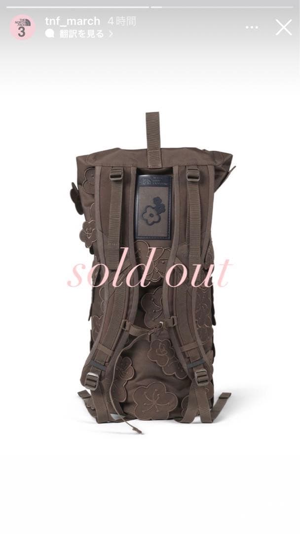 Backpack ノースフェイス セシリーバンセン　バックパック　新品未開封