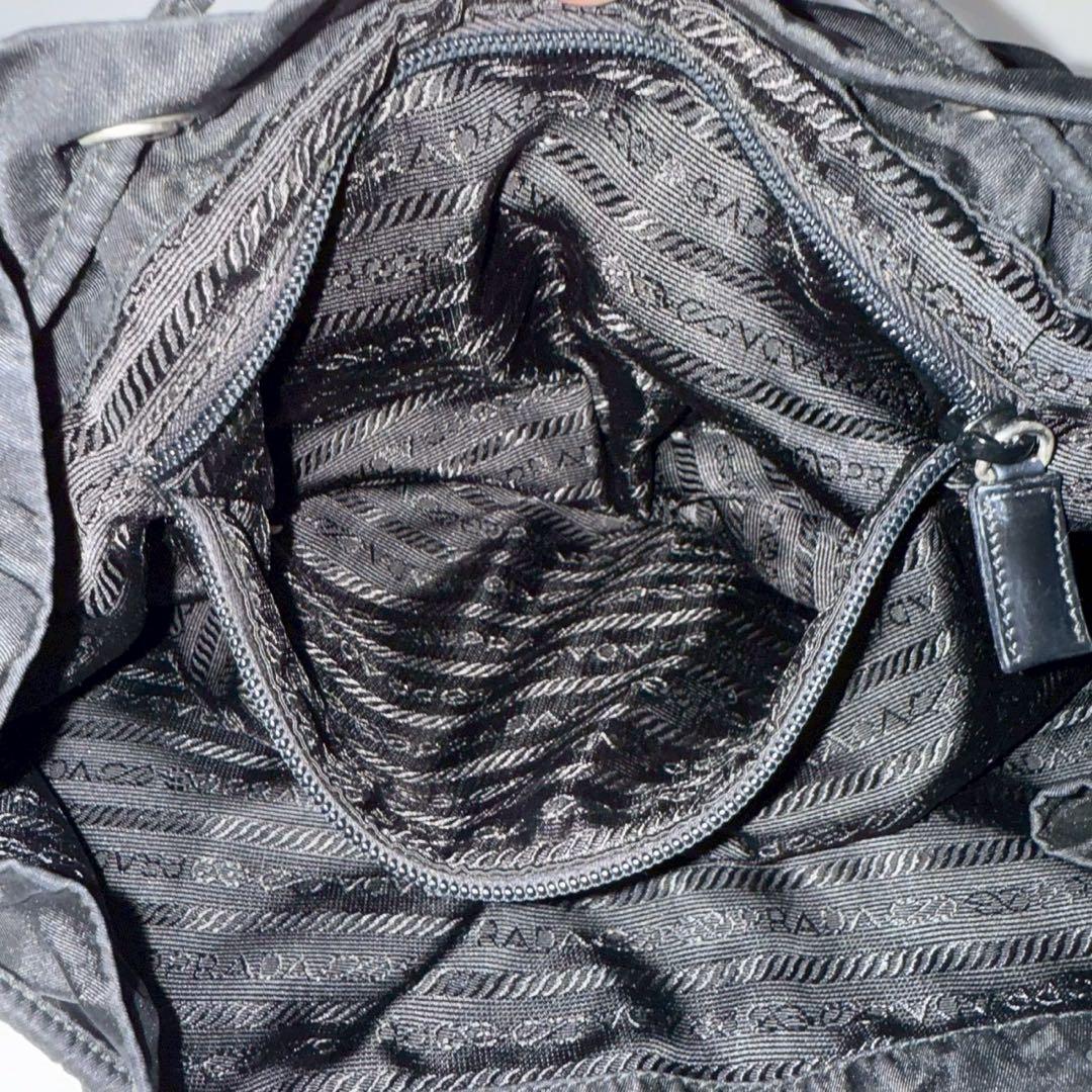 【美品】　PRADA リュック　ブラック ナイロン　バックパック　リュック　黒