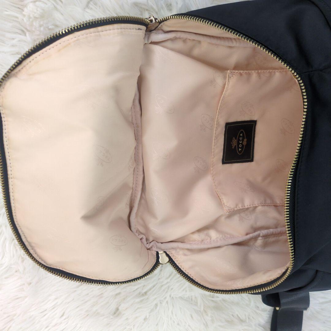 ✨️極美品✨️TOCCA リュックサック Lサイズ 黒　撥水ナイロン　A4収納可