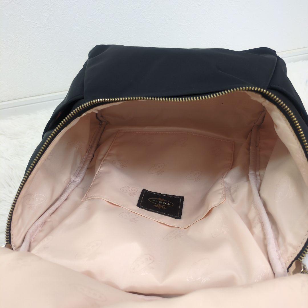 ✨️極美品✨️TOCCA リュックサック Lサイズ 黒　撥水ナイロン　A4収納可
