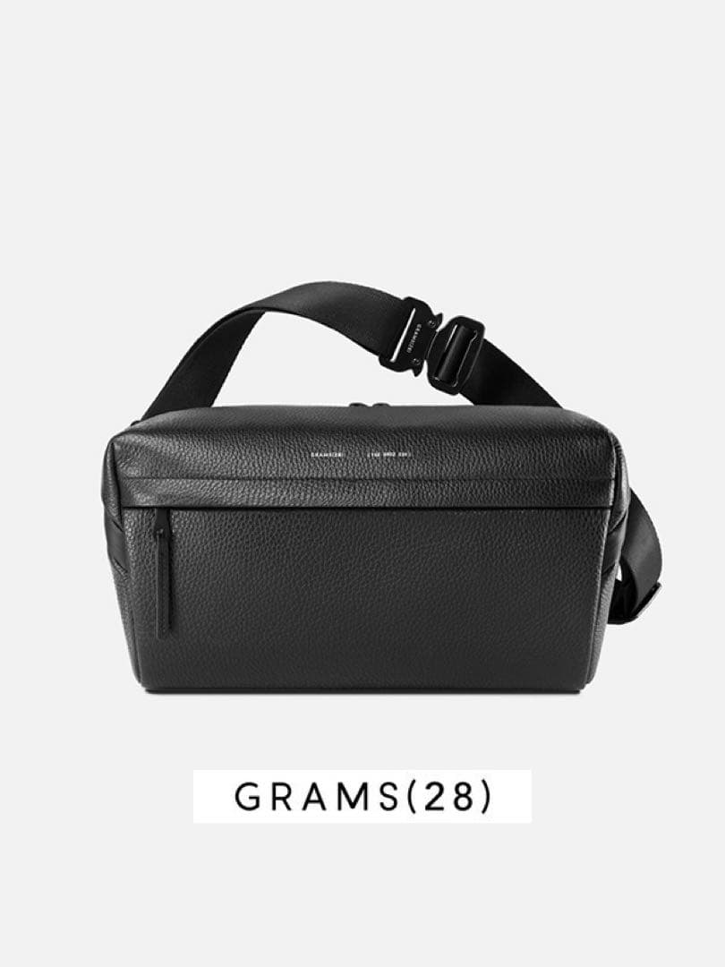 GRAMS(28) 156 シティ・クロスボディレザーボディバッグ未使用‼️