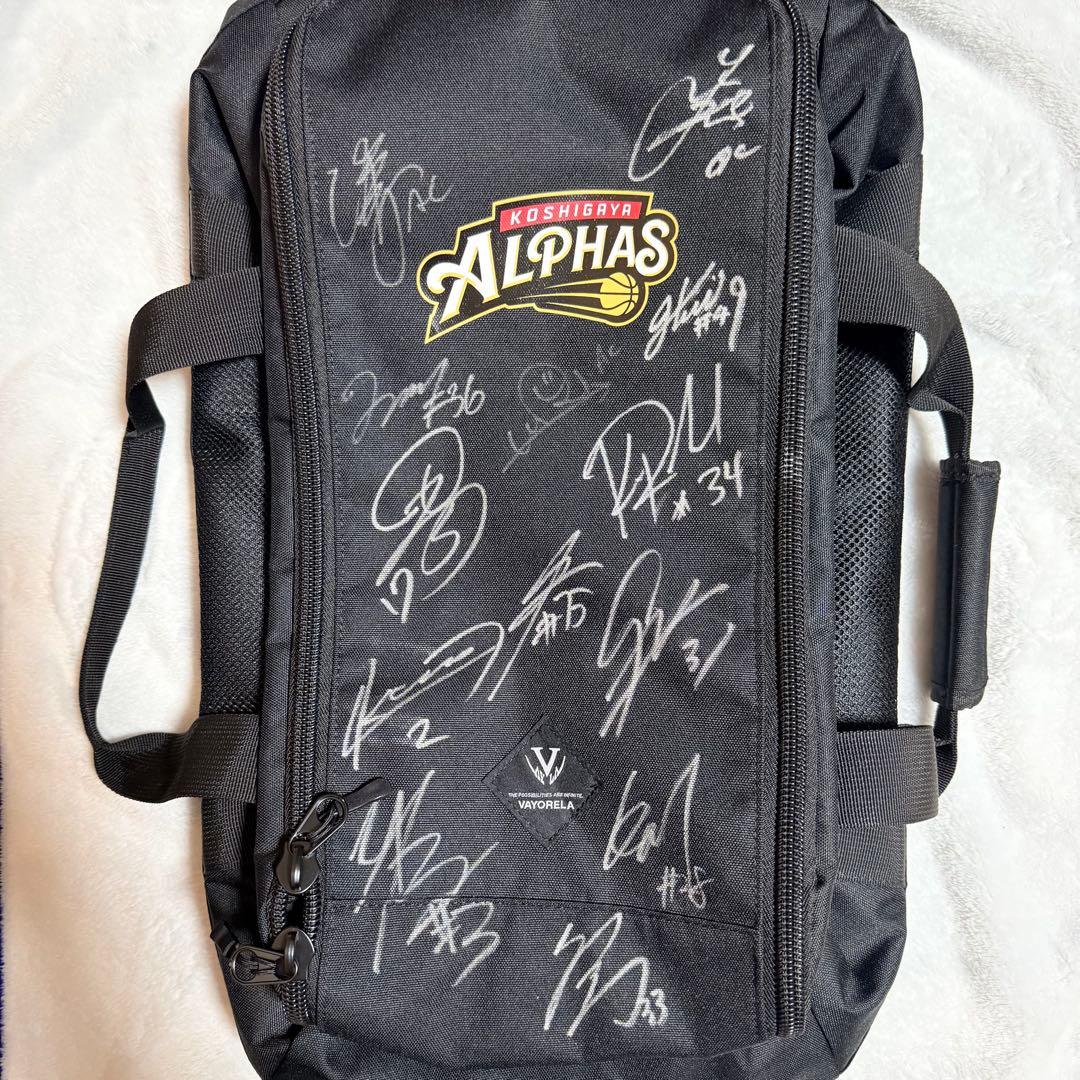 越谷アルファーズ サイン入りリュック その他