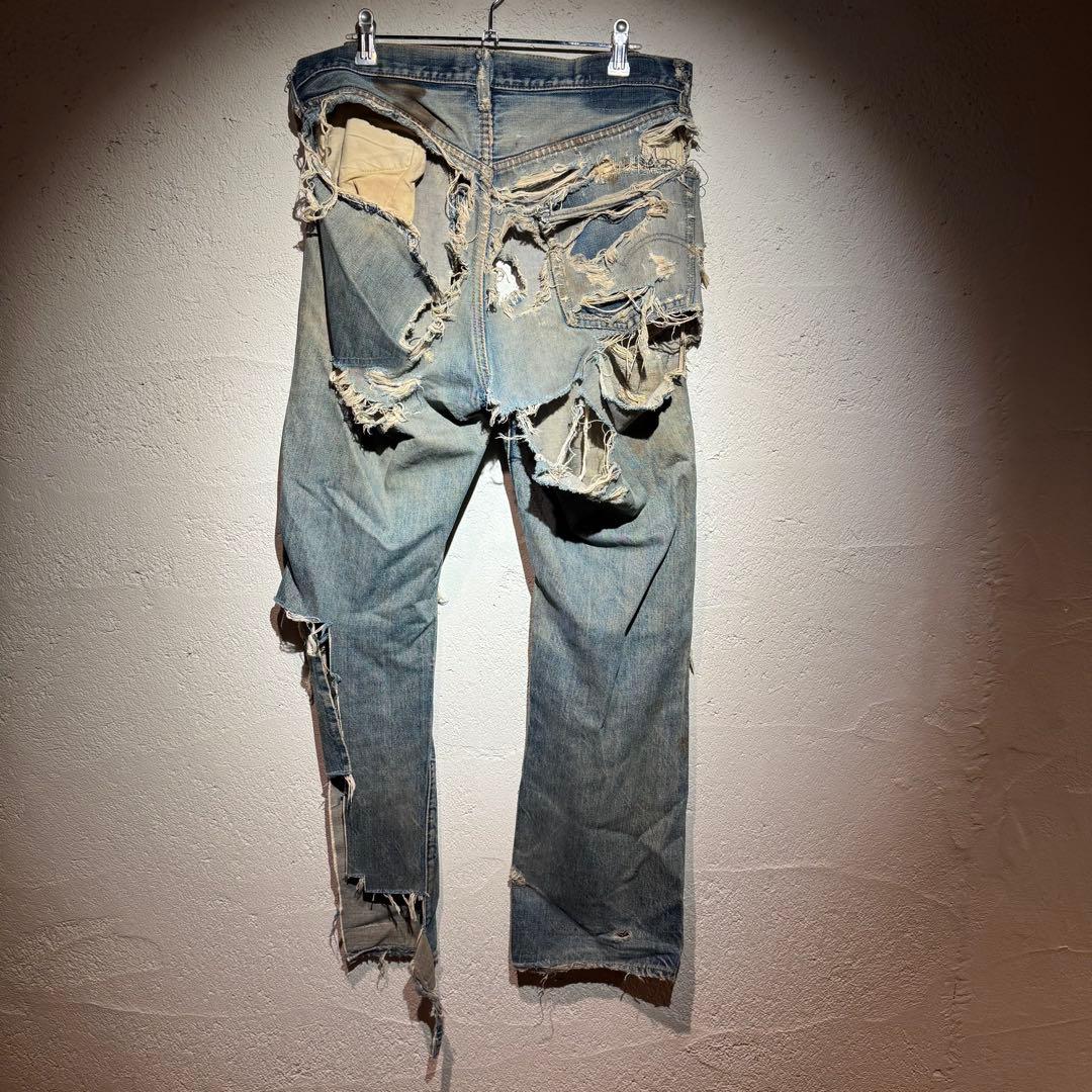 【Levi's 】60s-70's BIGE 501 ボロ W34 L31 相当