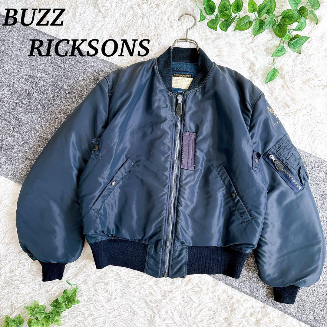 バズリクソンズ B-15フライトジャケット ネイビー MA-1 M13513 - メルカリ