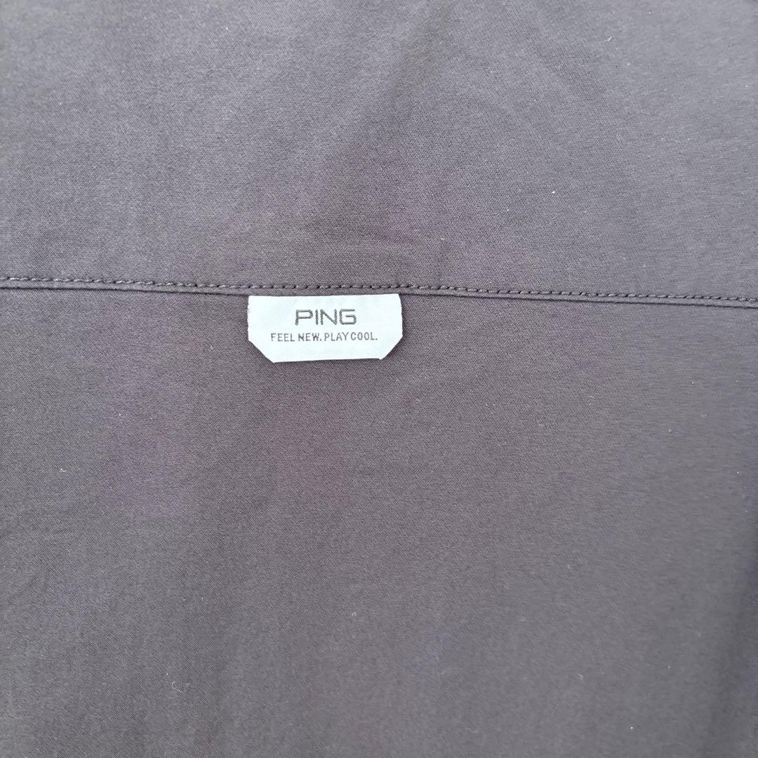 PING フルジップジャケット M ブラック ゴルフウェア