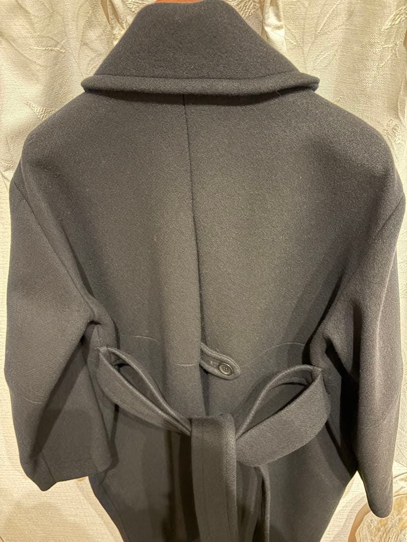 laubeblanc ロングウールコート ブラック