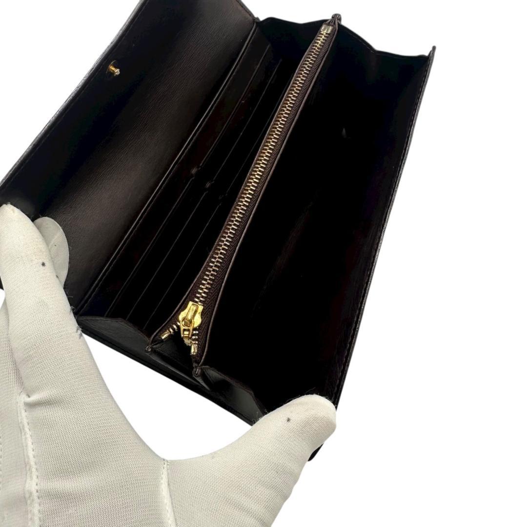 【極美品】保存袋 箱付き ルイヴィトン ポルトフォイユサラ 長財布 ヴェルニ