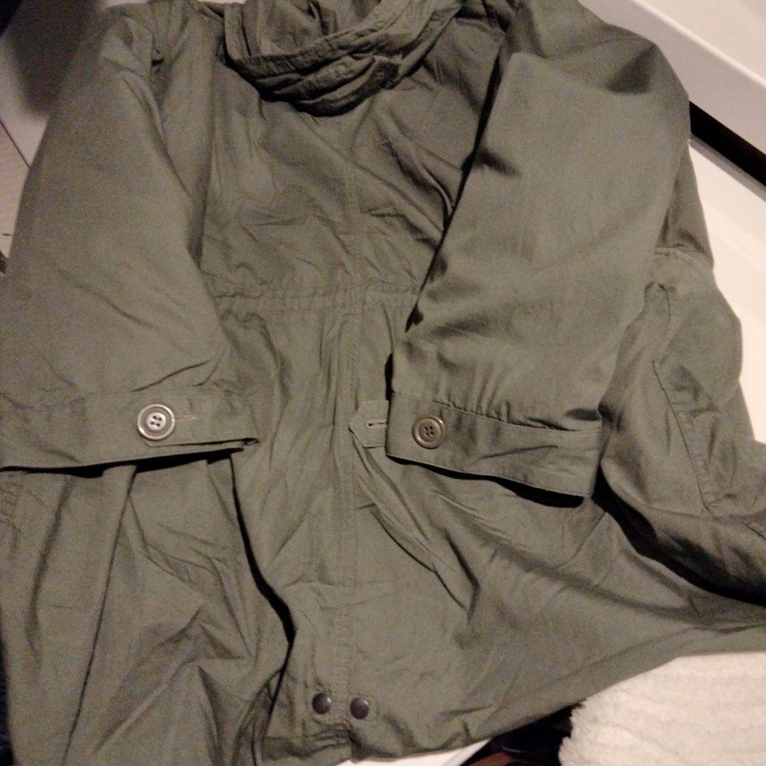 ヒューストン　M-51　ライナー付　モッズコート　青島コート　XXS　緑