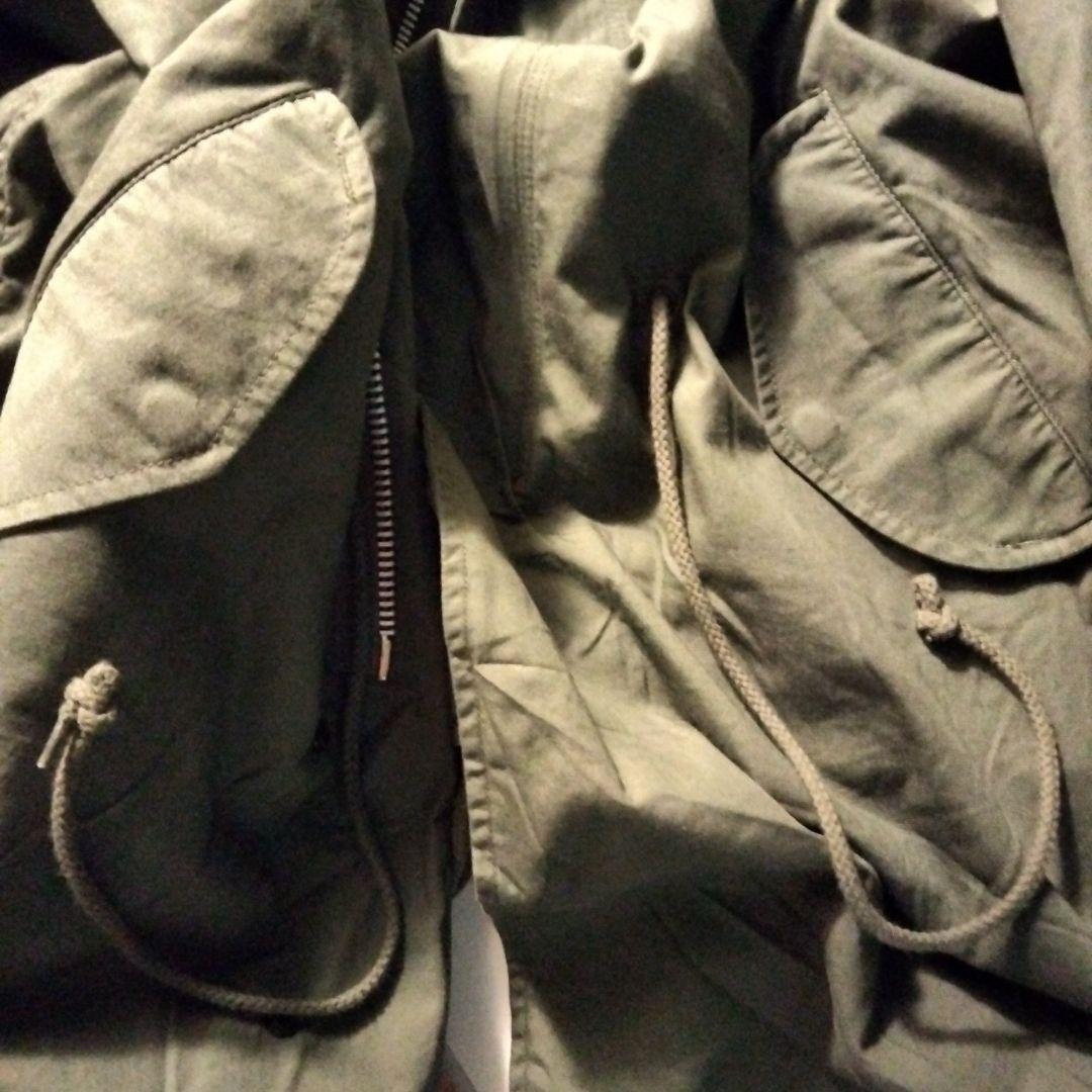 ヒューストン　M-51　ライナー付　モッズコート　青島コート　XXS　緑