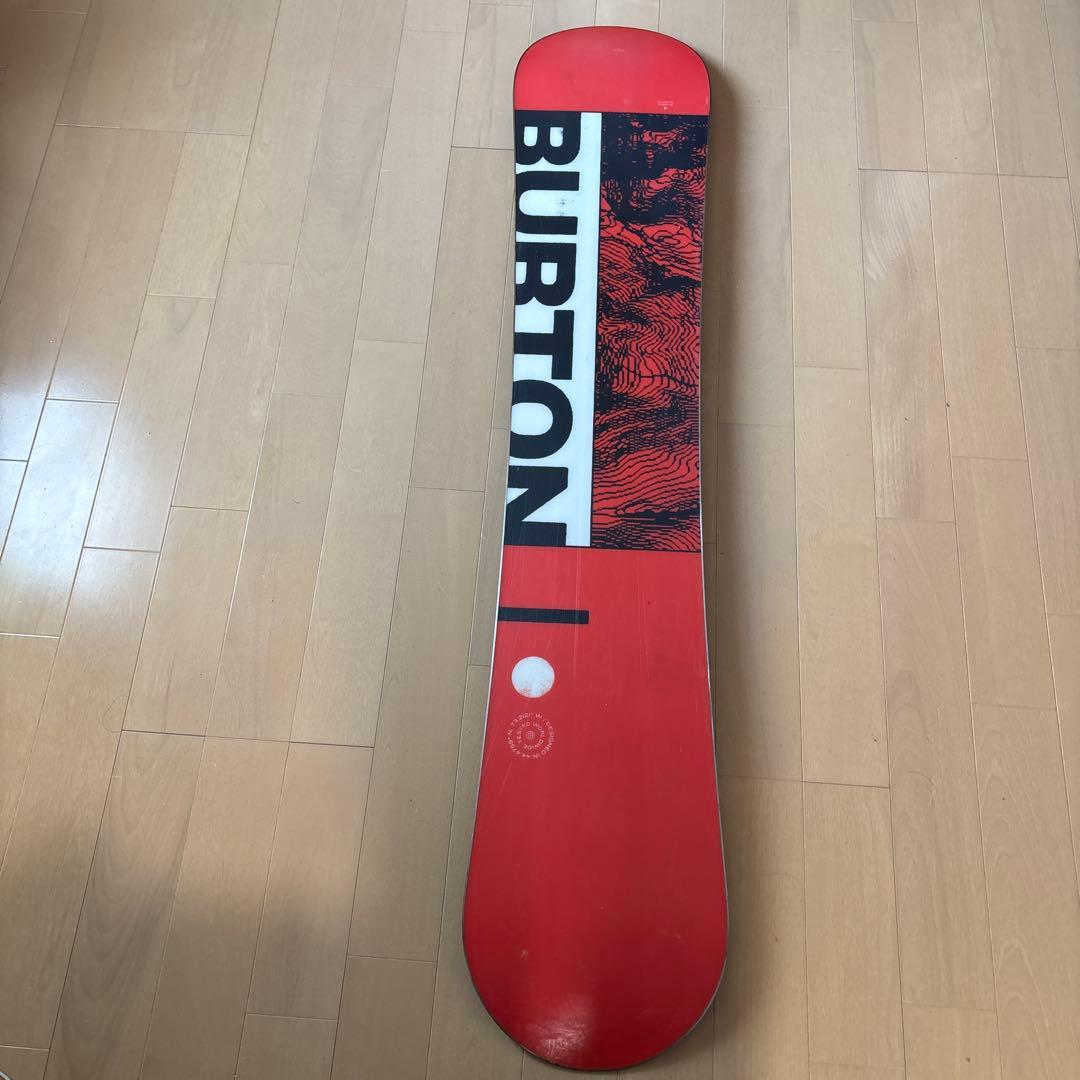 BURTON スノーボード 黒/赤