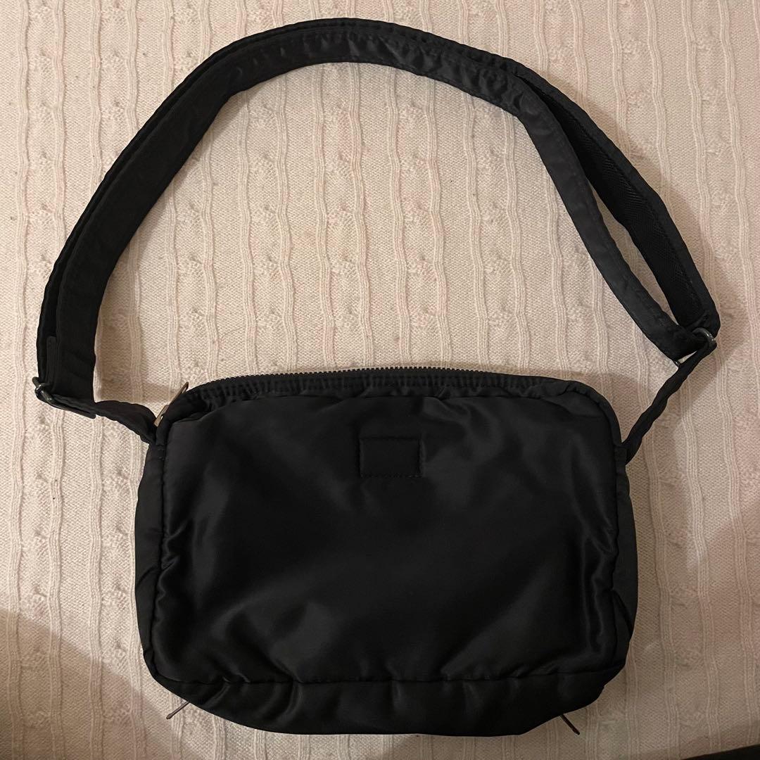【美品✨】PORTER ポーター タンカー 2層 ショルダーバッグ ブラック