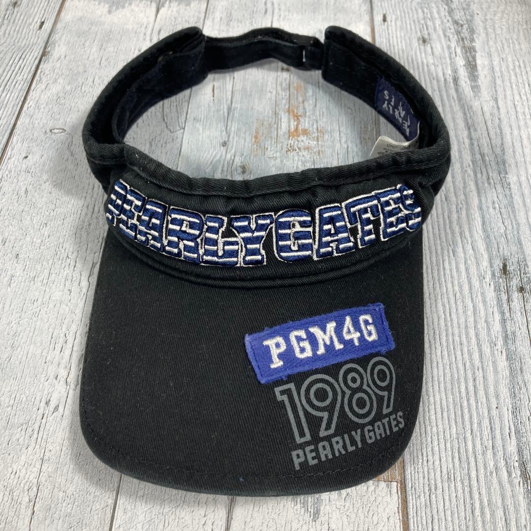 PEARLY GATES メンズバイザー PGM4G 1989年製ブラック - メルカリ