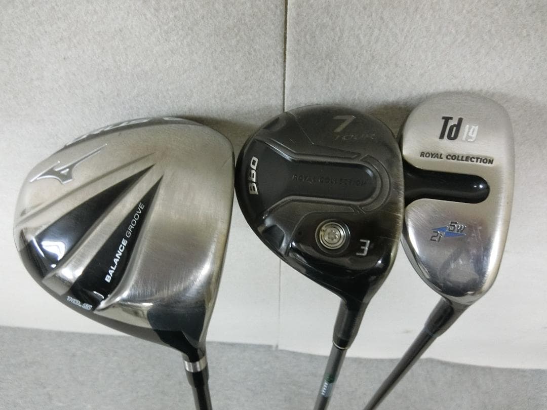 b675 初心者歓迎 ミズノ 等メンズゴルフクラブ１１本セット