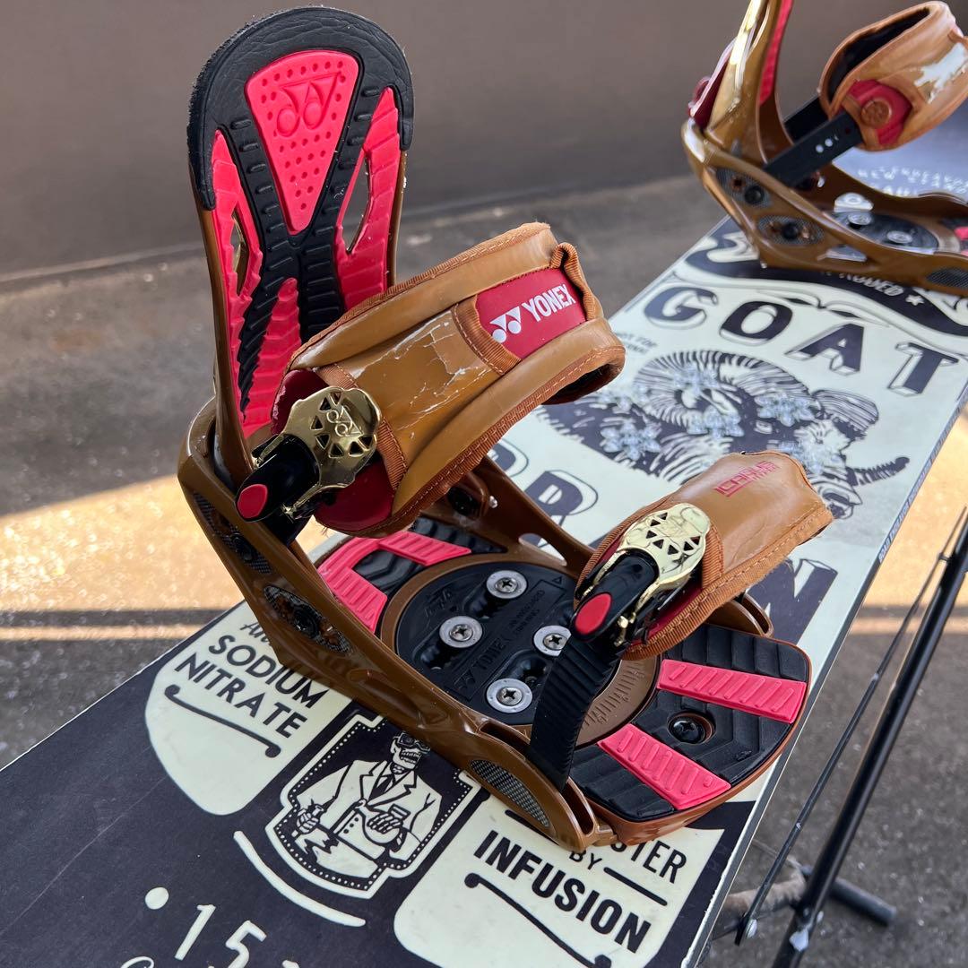 ENDEAVOR 151cm YONEX バインディング　ウェア上下　4点セット