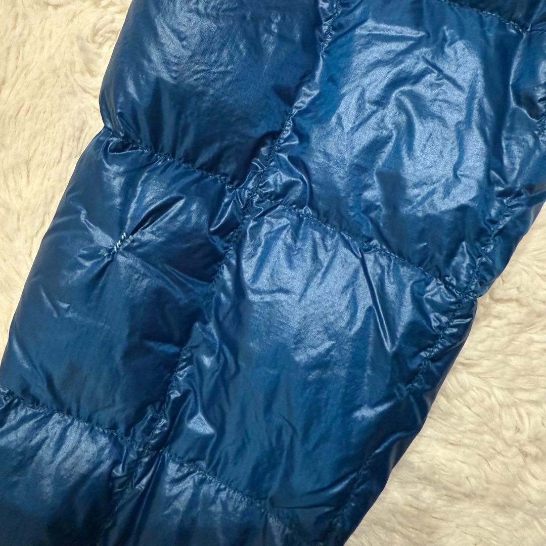 モンベル800FPスペリオダウンジャケット ブルー M 軽量