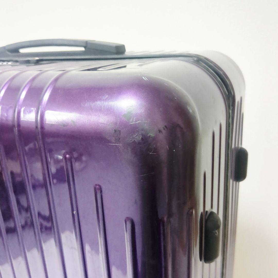 【良品】RIMOWAリモワ サルサエアー 4輪94Ｌ大容量ウルトラバイオレット