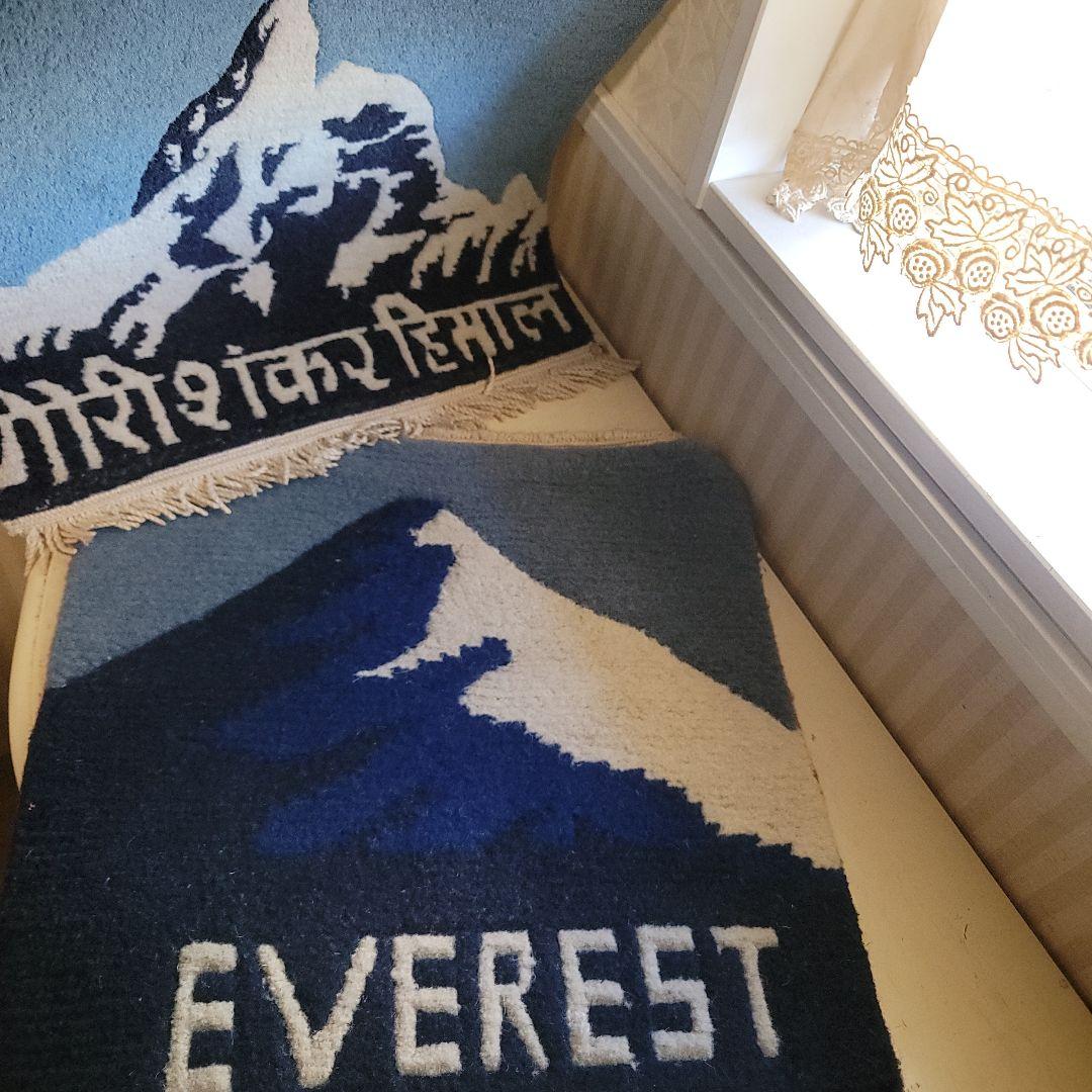 売約済みです！　2枚　ウール 100%ラグ　ネパール産　アンティークマット