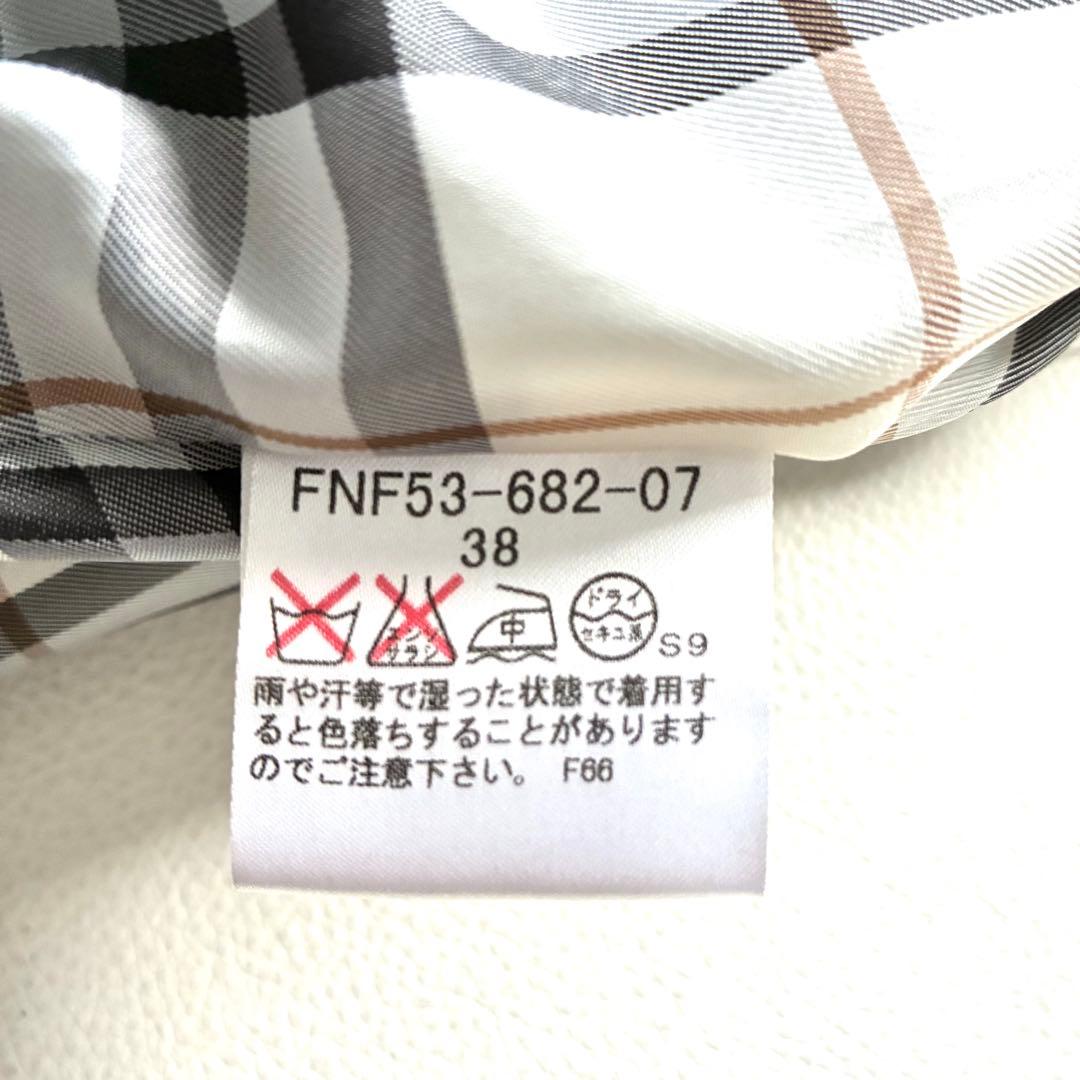 ◆美品◆バーバリーブルーレーベル◆ウールロングコート◆M◆グレー◆ノバチェック