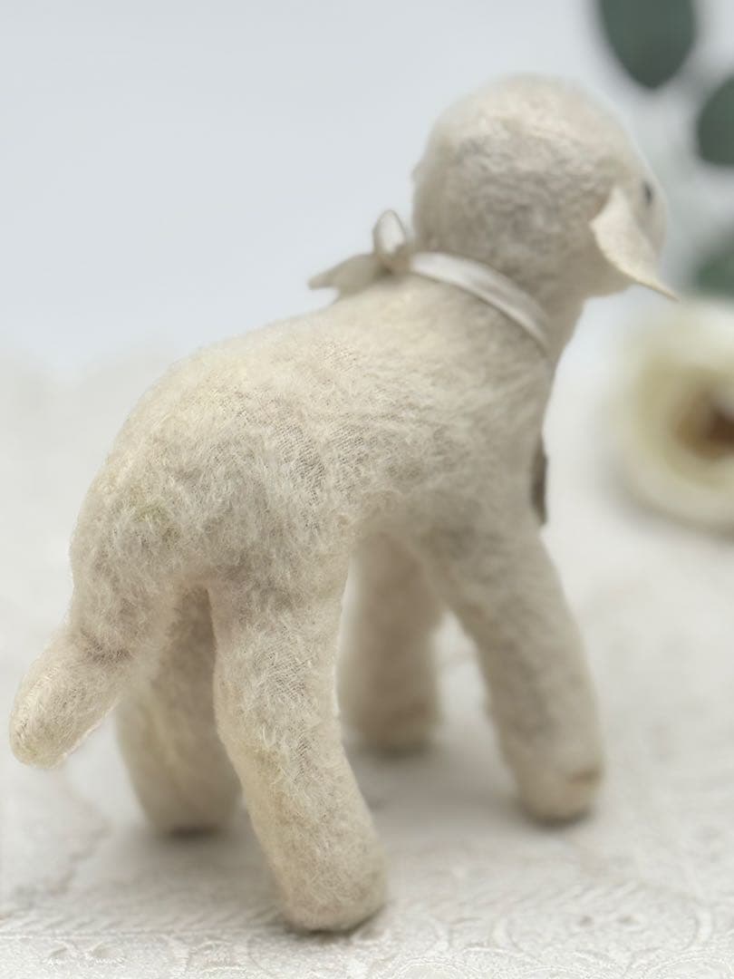 シュタイフ★Lamby 14cm★ヒツジのランビー/ひつじ/羊/ラム★ビンテージ