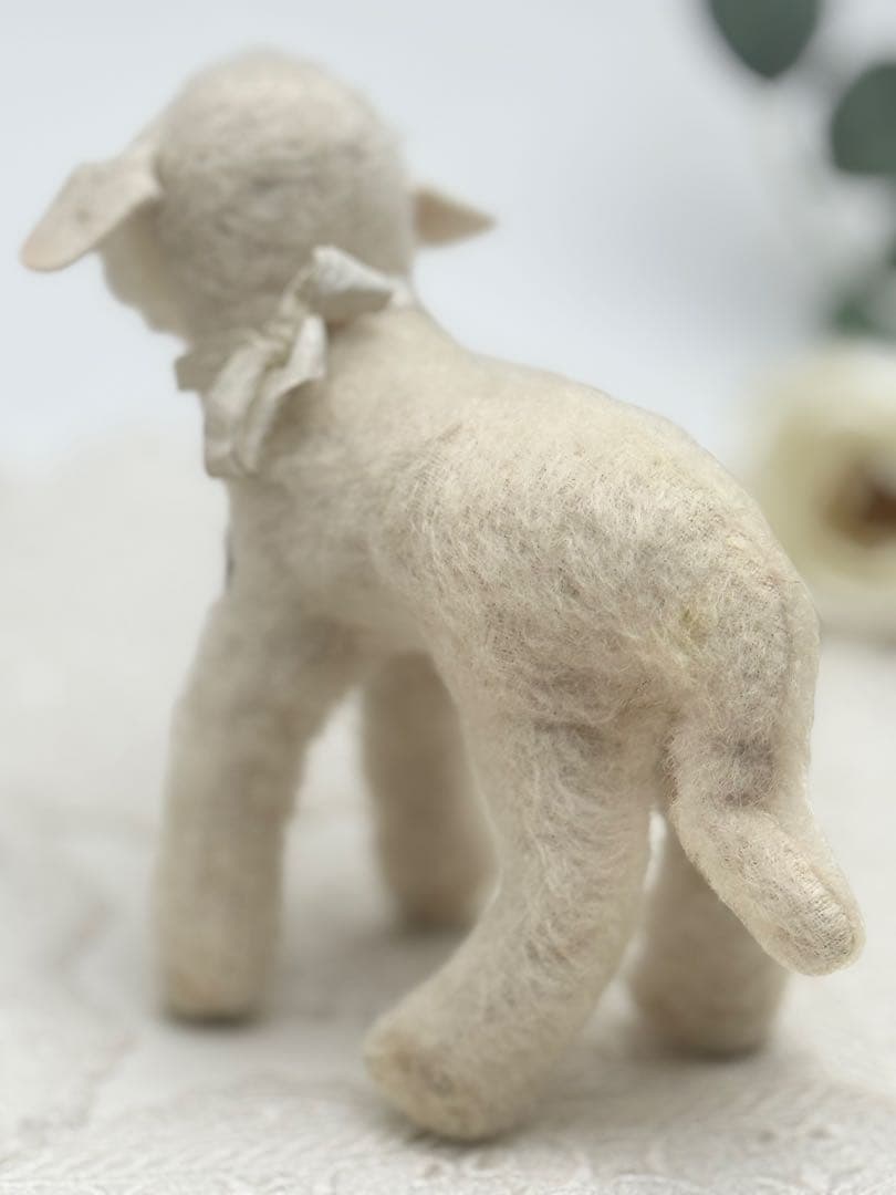 シュタイフ★Lamby 14cm★ヒツジのランビー/ひつじ/羊/ラム★ビンテージ