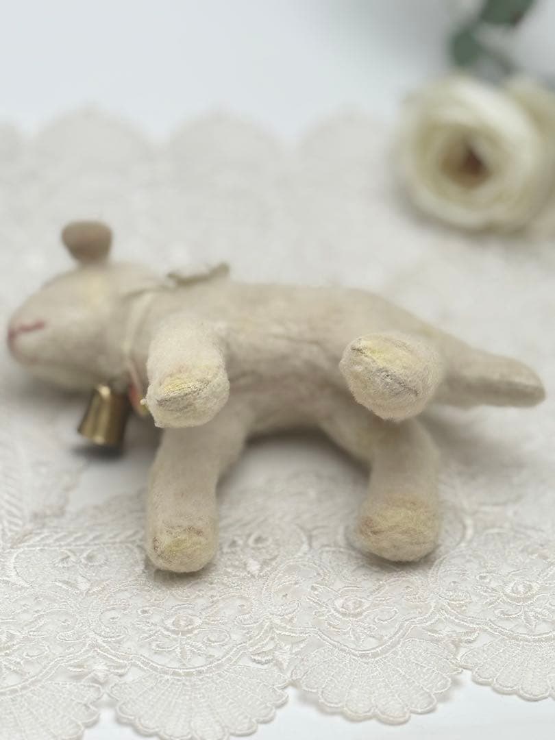 シュタイフ★Lamby 14cm★ヒツジのランビー/ひつじ/羊/ラム★ビンテージ