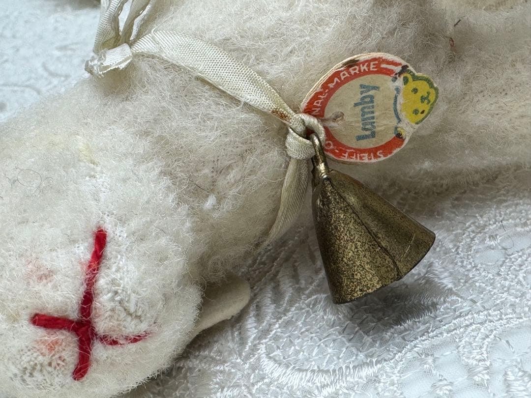 シュタイフ★Lamby 14cm★ヒツジのランビー/ひつじ/羊/ラム★ビンテージ