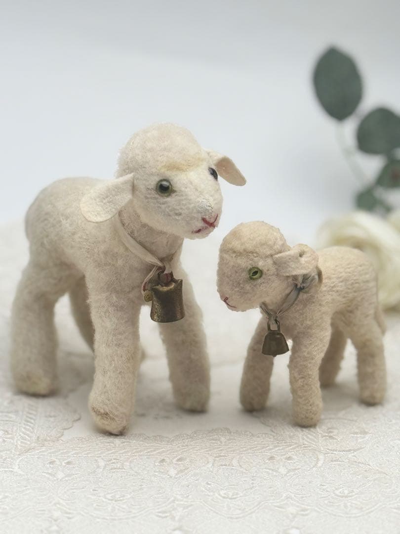 シュタイフ★Lamby 14cm★ヒツジのランビー/ひつじ/羊/ラム★ビンテージ