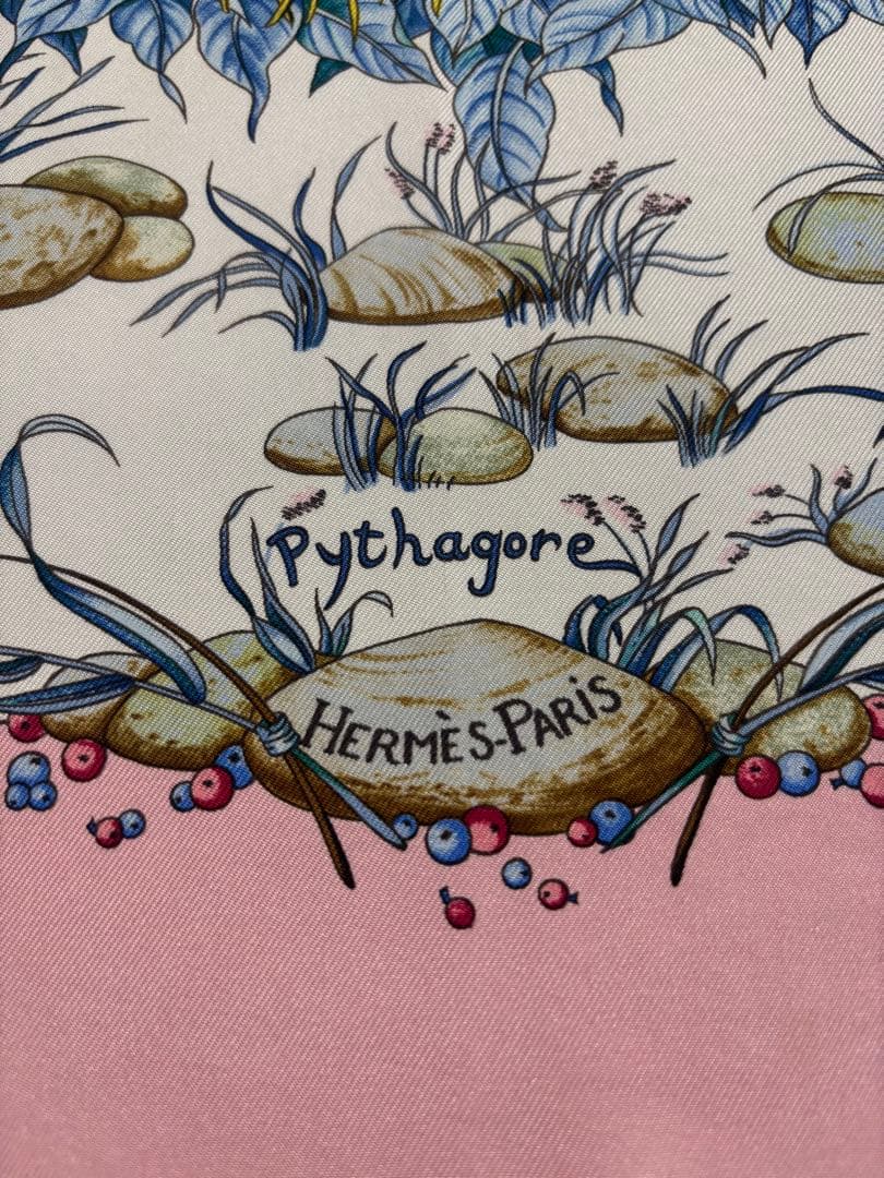 エルメス HERMES カレ90「ピタゴラス」