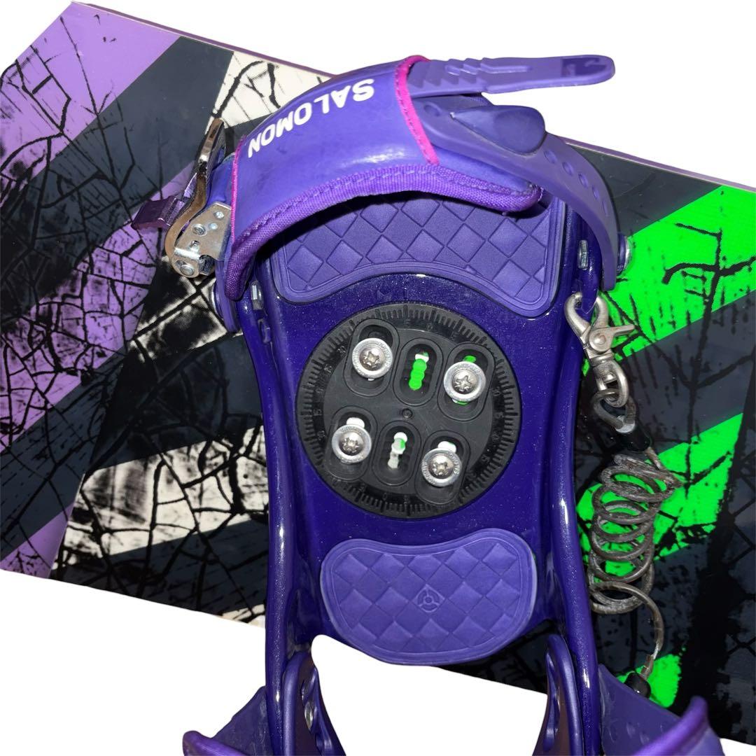 SALOMON PULSE 156 × SALOMON SP1 スノボカバー付き