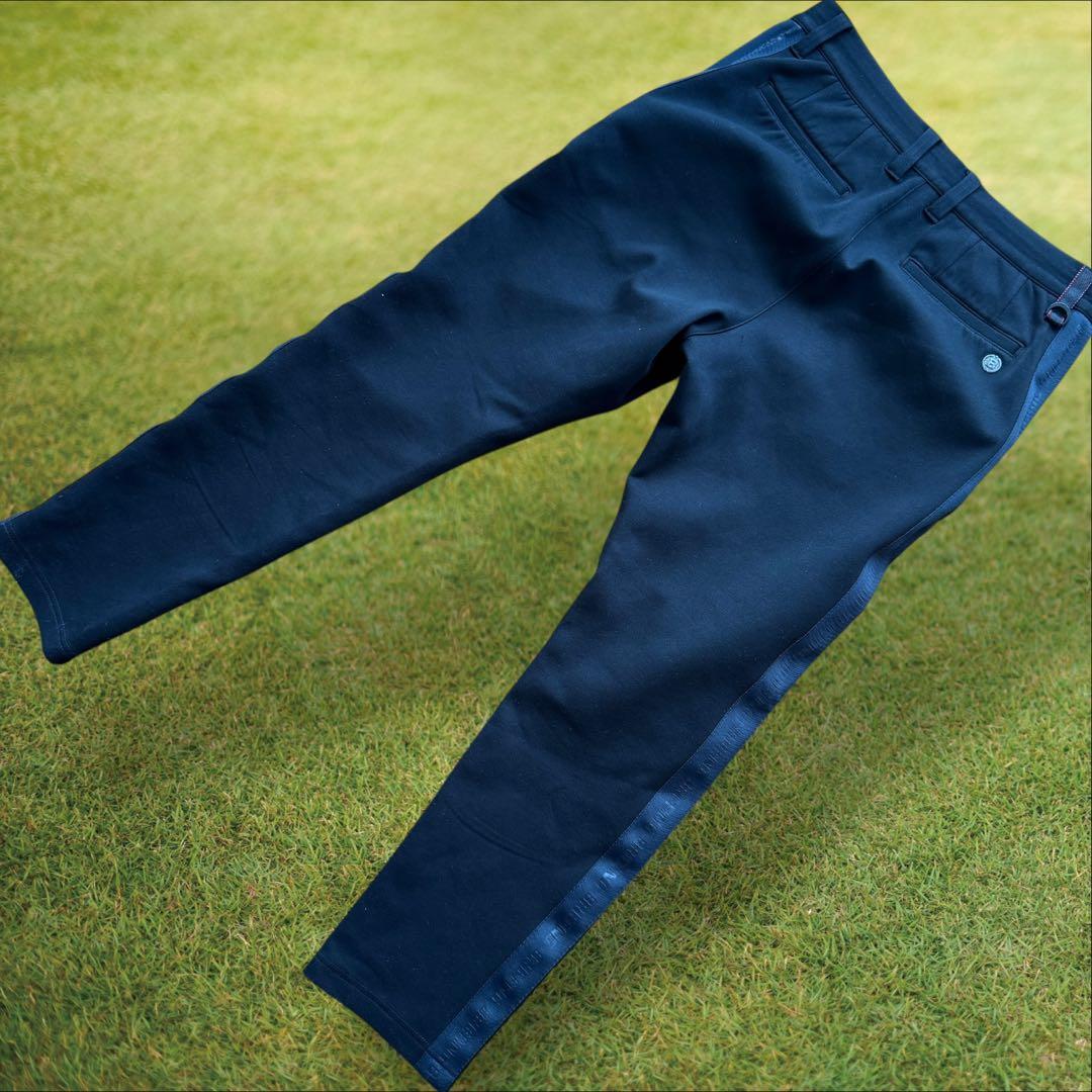 現行モデル ブリーフィングゴルフ パンツ 黒 M〜L相当 サイドライン