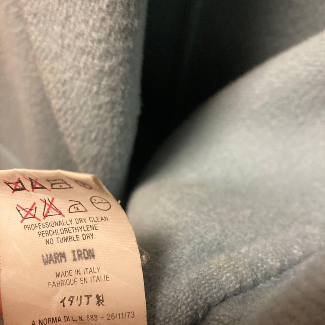 GUCCI グッチ　カシミヤ＆ウール　ライトブルー ロングコート　38