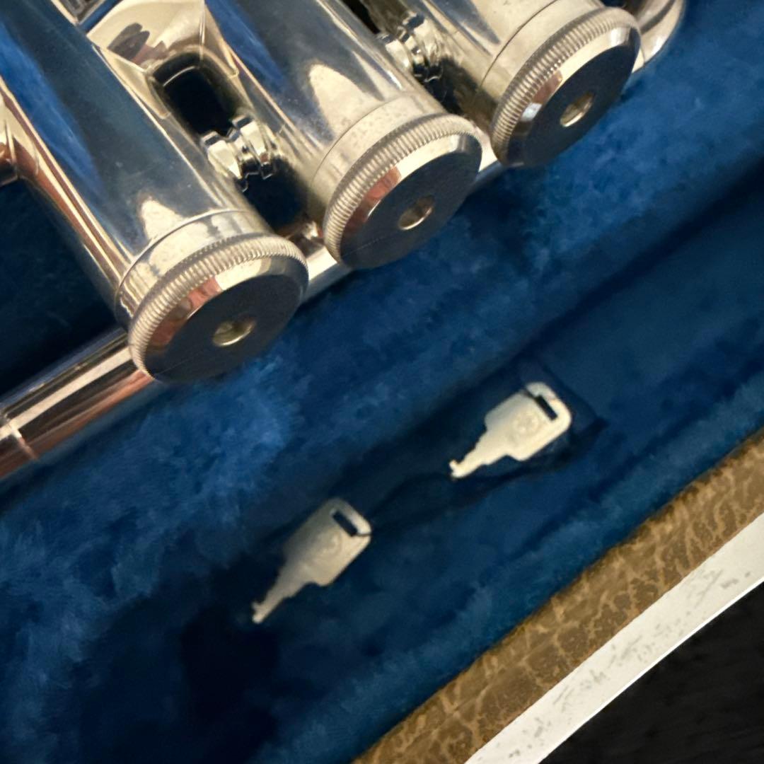 極美品 ビンテージ YAMAHA YCR-333S シルバー コルネット 管楽器