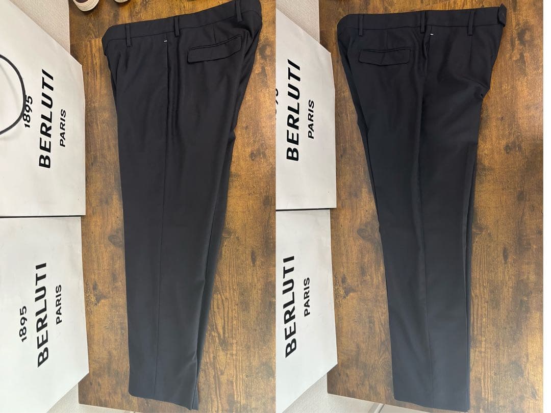 定価約16万円　Berluti 総柄カリグラフィー スクリット 50 パンツ