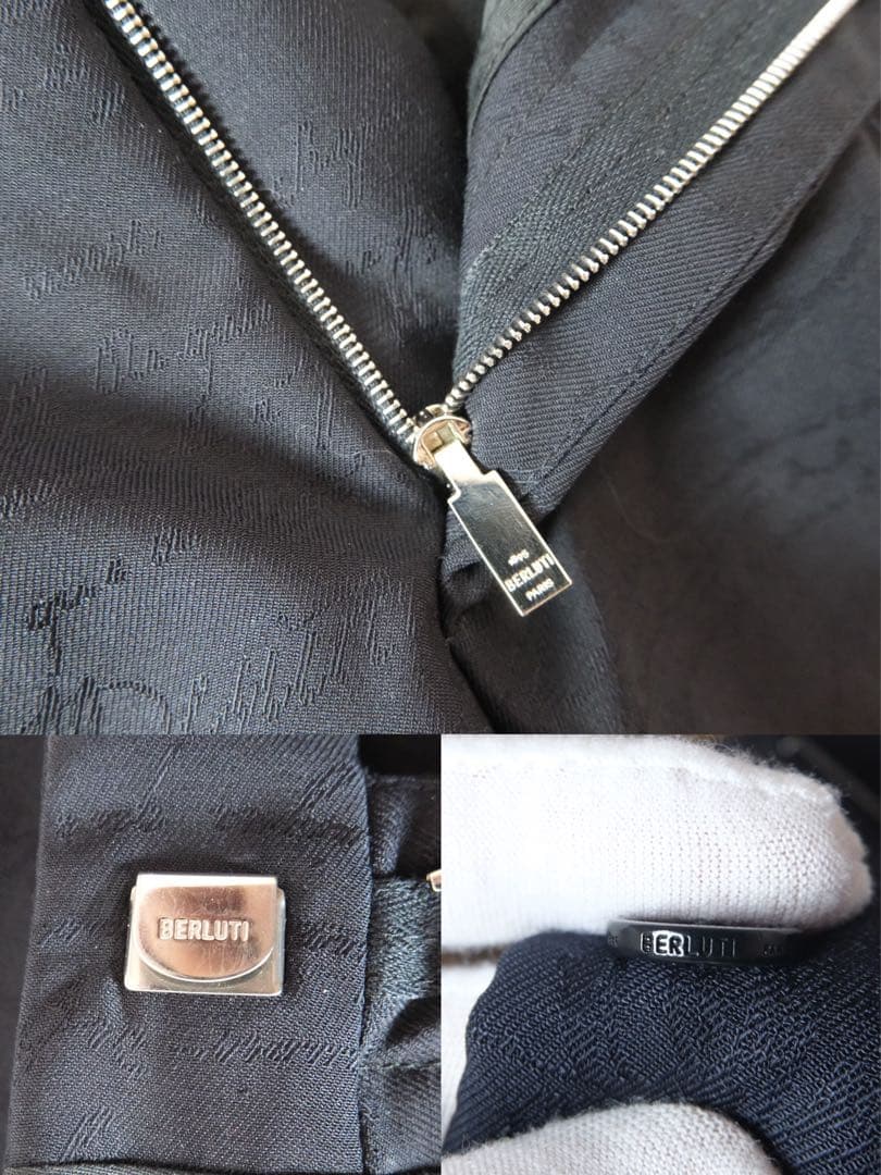 定価約16万円　Berluti 総柄カリグラフィー スクリット 50 パンツ