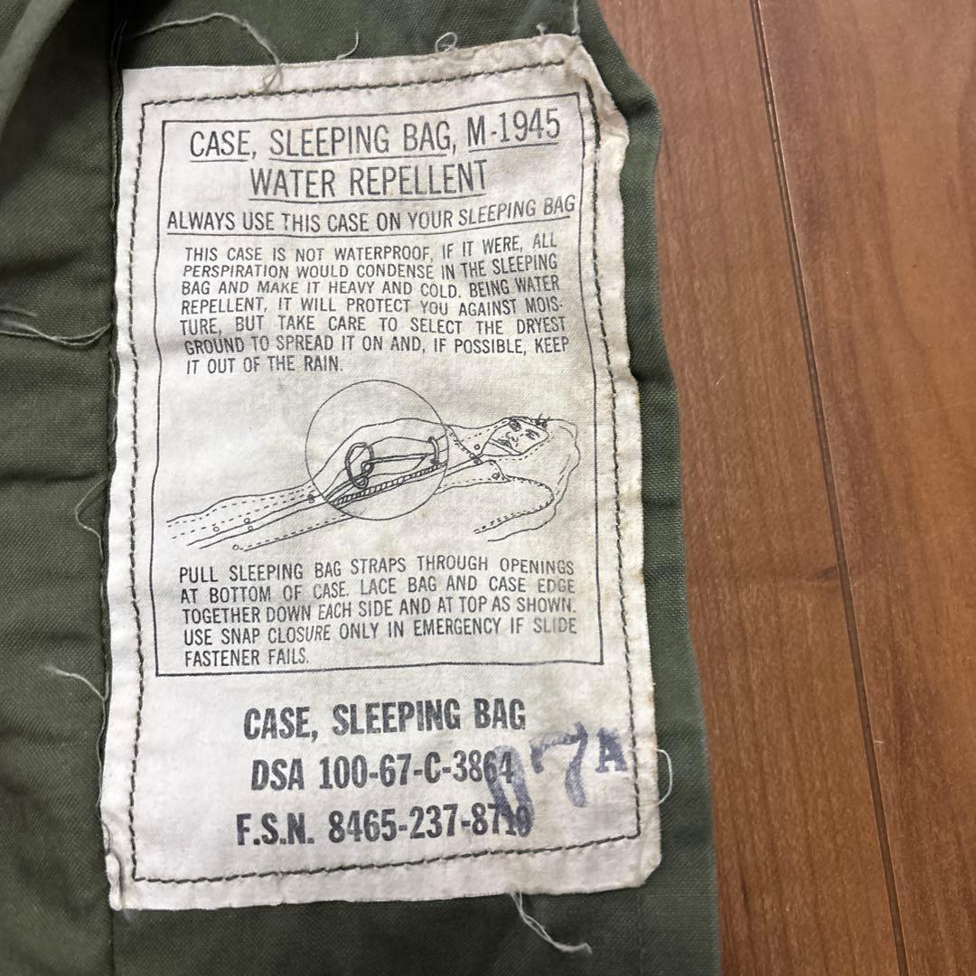 米軍実物CASE SLEEPING BAG M−1945 ⑦ 送料無料