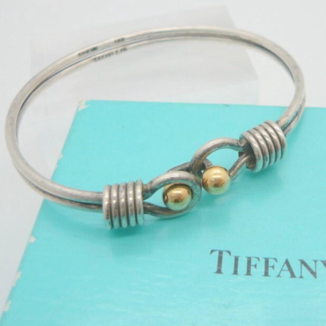 バングル TIFFANY&Co. ティファニー ダブルフック&アイ 14K刻印